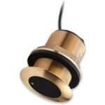 A80446 Raymarine CPT-S Bronze Conical High Chirp Through Hull 0 Degree Angled