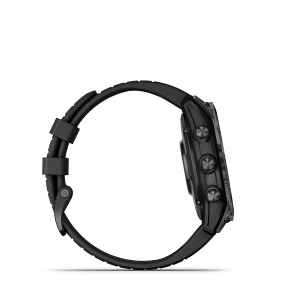 Garmin fenix 7 Pro Sapphire Solar Titanium Carbon Gray DLC with Black - Image 5