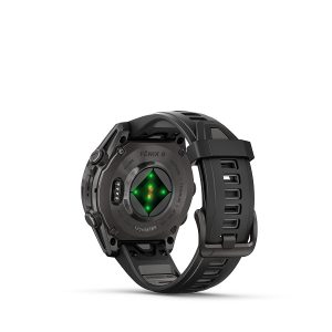 Garmin fenix 8 43mm AMOLED Sapphire Titanium Carbon Gray with Black and Pebble Gray - Image 4