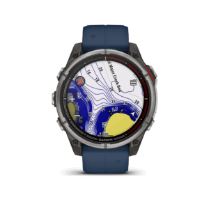 quatix® 8 47mm AMOLED Sapphire Titanium with Captain Blue